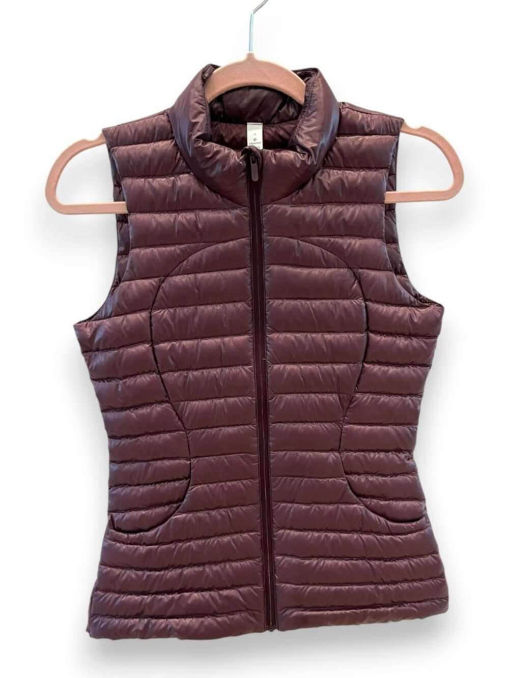 Lululemon Pack It Down Vest Shine | Bordeaux Drama | Size 4 - Picture 3 of 3